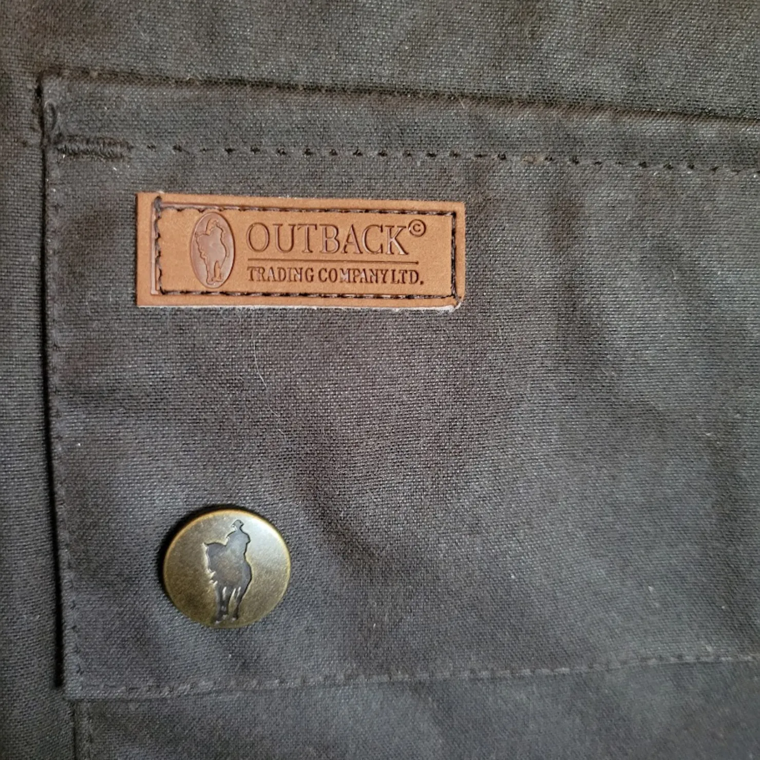 Waterproof Oilskin, the "Low Rider Duster" by Outback 2042