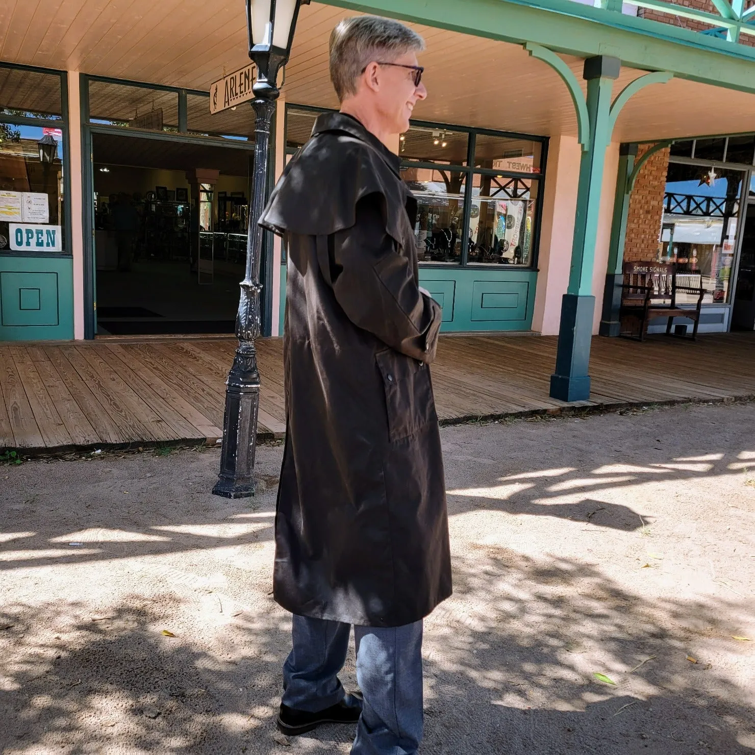 Waterproof Oilskin, the "Low Rider Duster" by Outback 2042