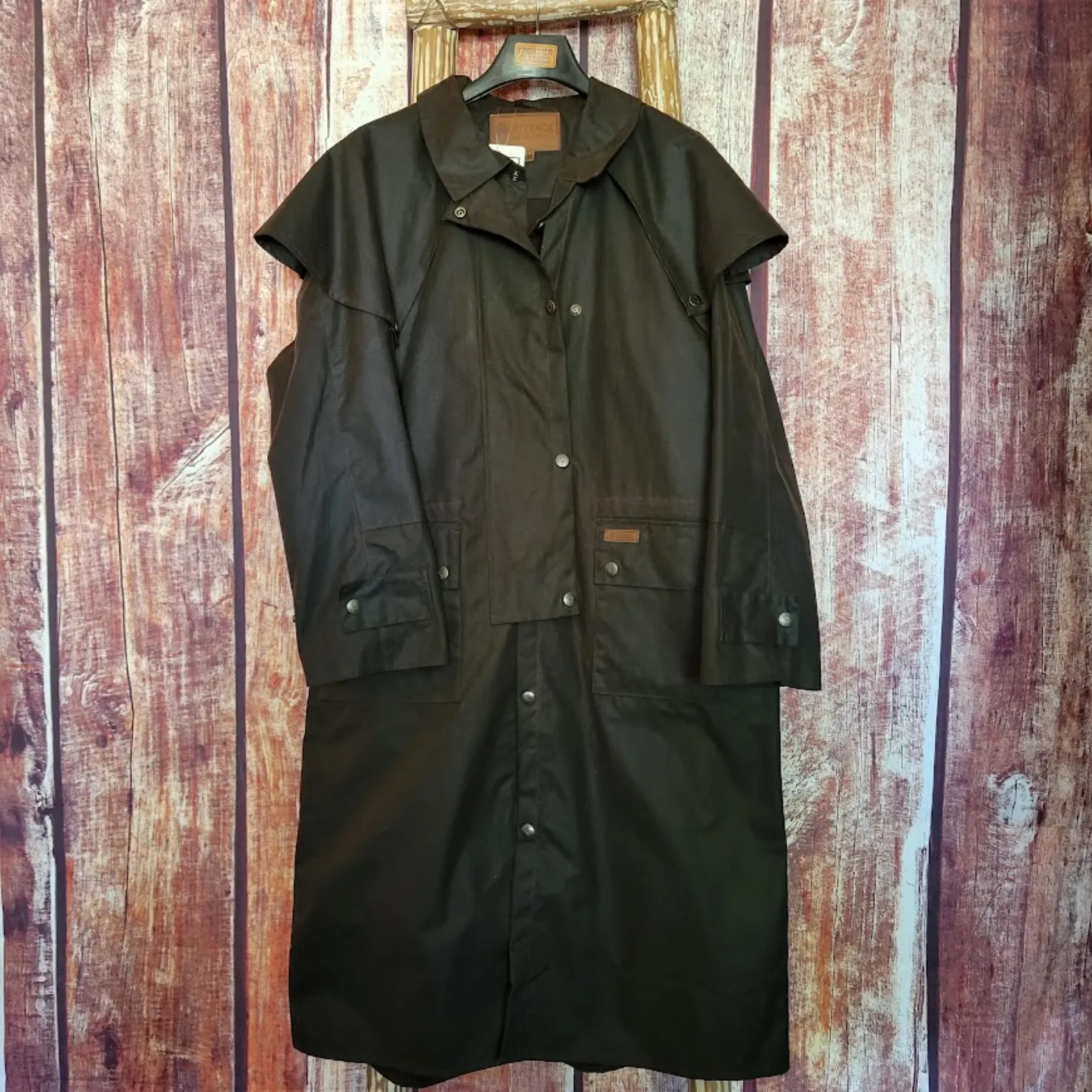 Waterproof Oilskin, the "Low Rider Duster" by Outback 2042