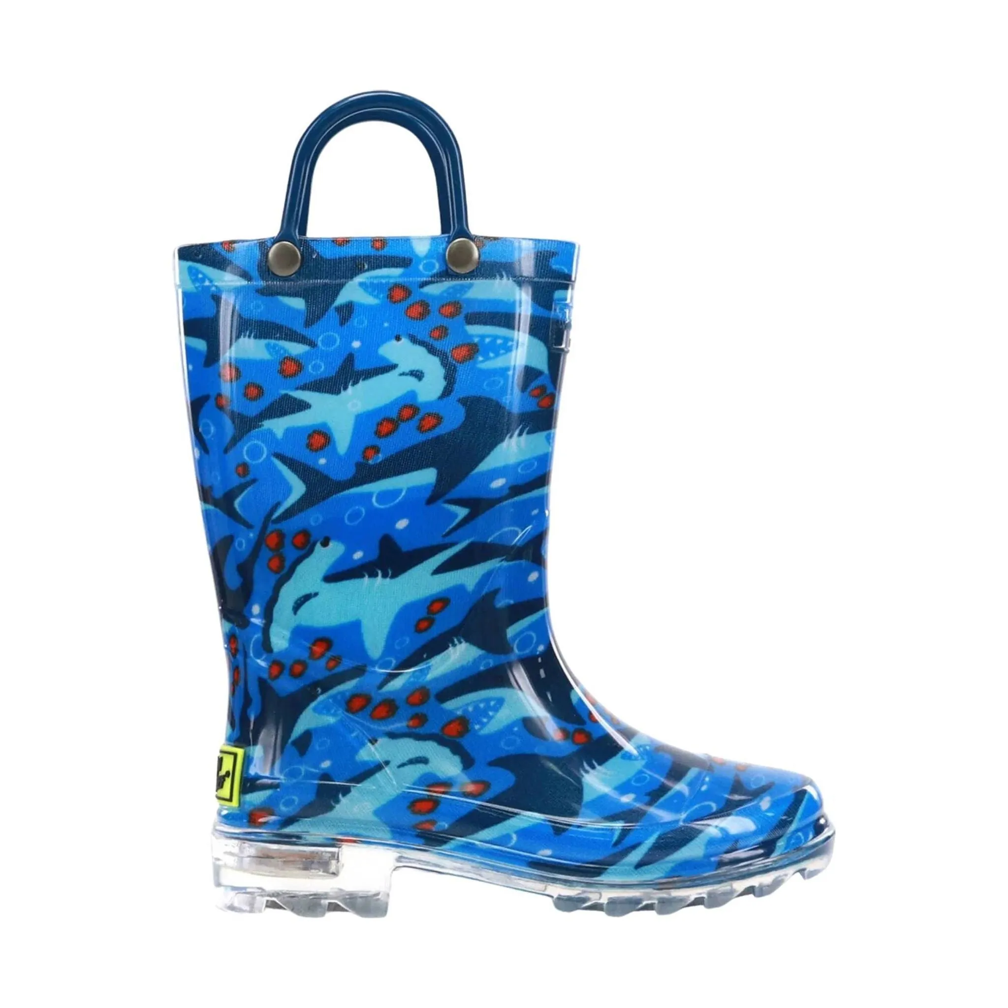 Western Chief Kids' Chase Lighted Rain Boot - Blue