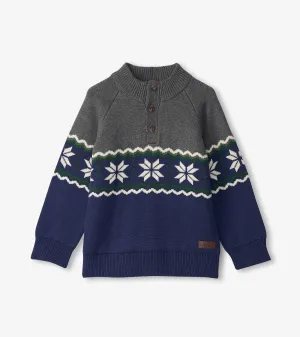 Winter Knit Mockneck Sweater