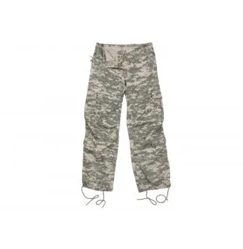 Women's Camo Vintage Paratrooper Fatigue Pants