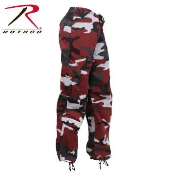 Womens Paratrooper Colored Camo Fatigues