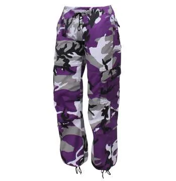 Womens Paratrooper Colored Camo Fatigues