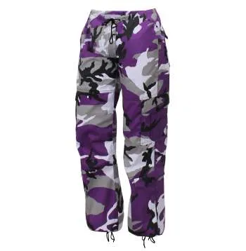 Womens Paratrooper Colored Camo Fatigues