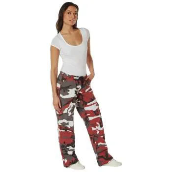 Womens Paratrooper Colored Camo Fatigues