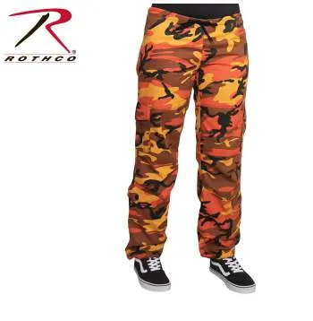 Womens Paratrooper Colored Camo Fatigues