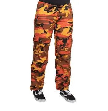 Womens Paratrooper Colored Camo Fatigues