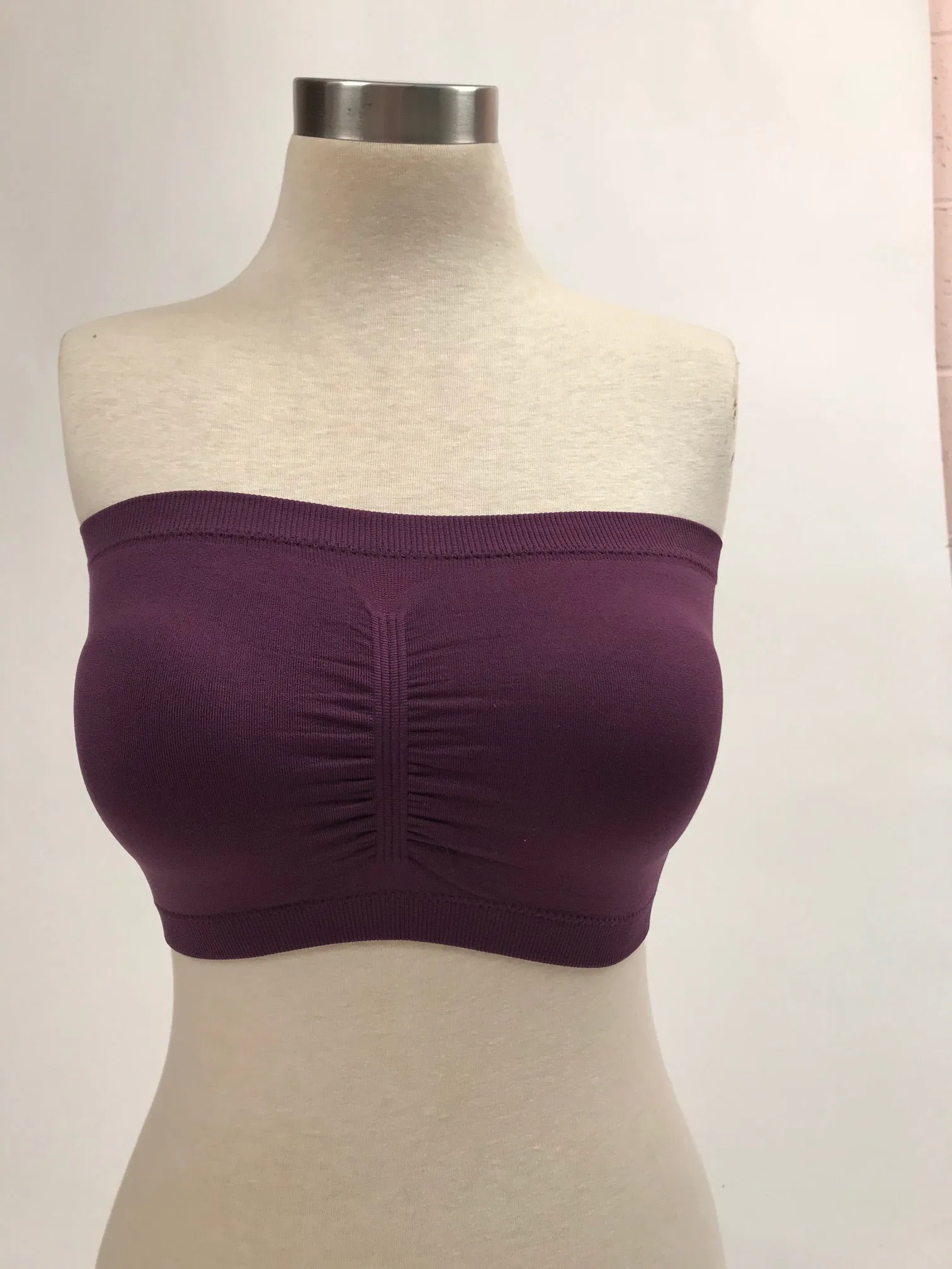 Women's Sugar Lips | Cinched Front Double Wear Bandeau | Purple