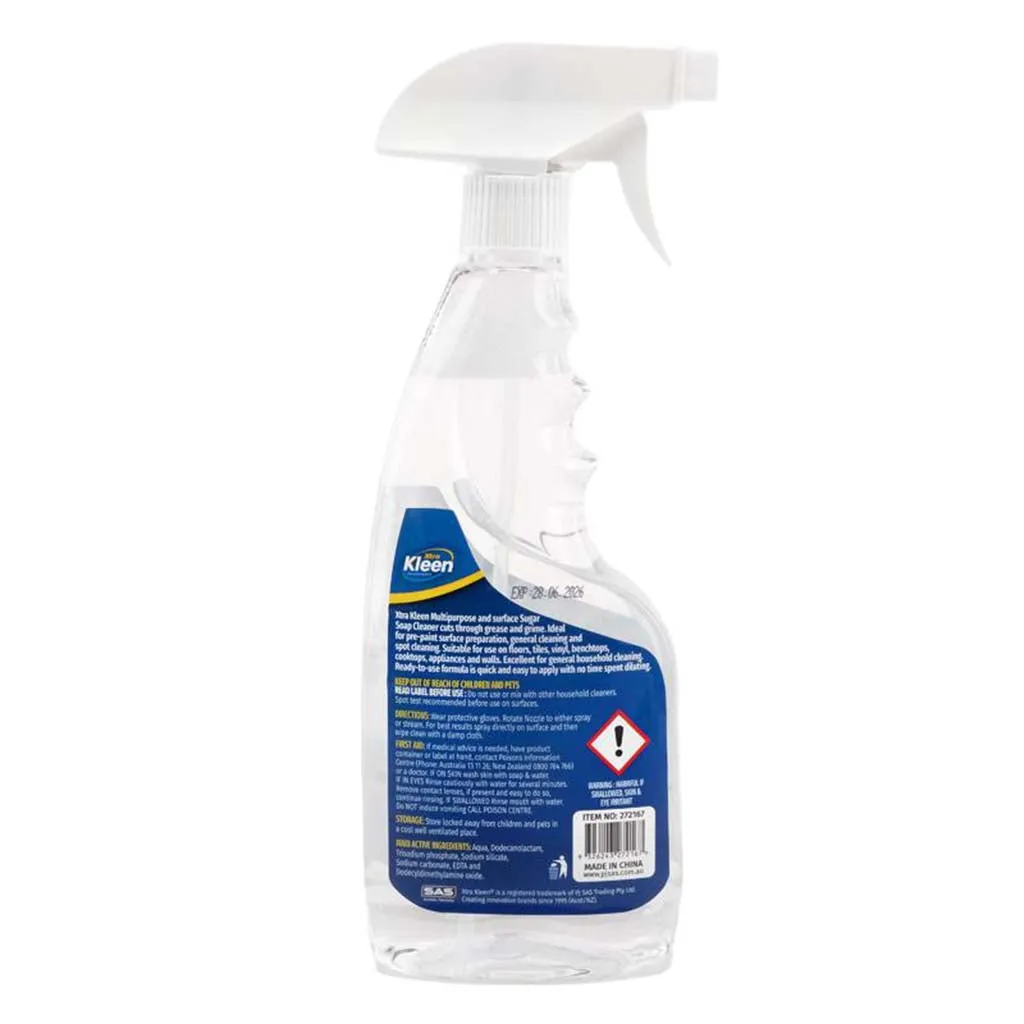 Xtra Kleen Sugar Soap Spray 500ml 272167